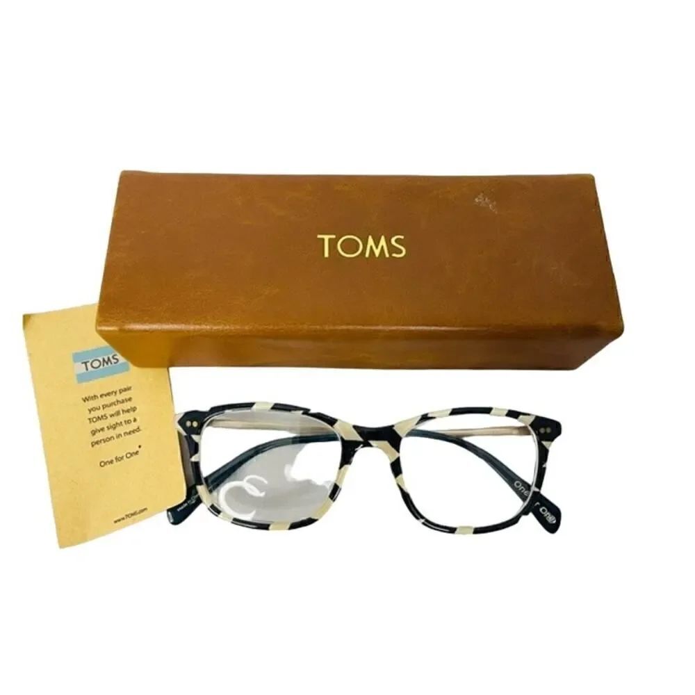 Toms Eyeglasses Frames Only Jenkins 10008657 510 19 145 w/ Case